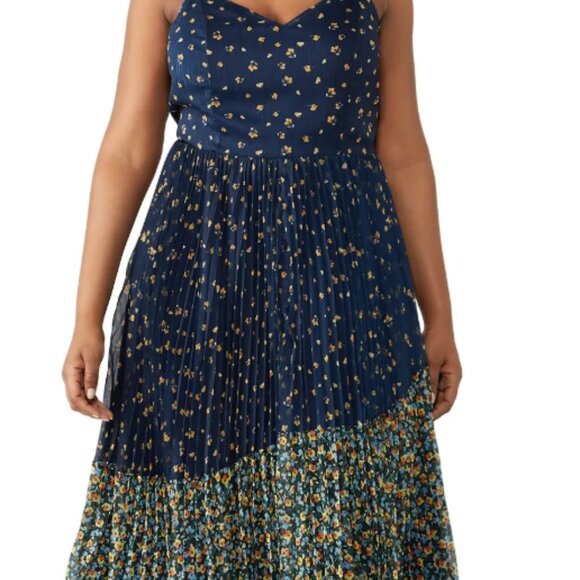 Jason Wu Dresses & Skirts - Jason Wu x Eloquii Floral Navy Dress